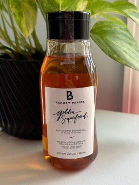 Beauty Papier Golden Superfood Anti-Oxidant Shower Gel 10.14 oz 300ml NEW SEALED